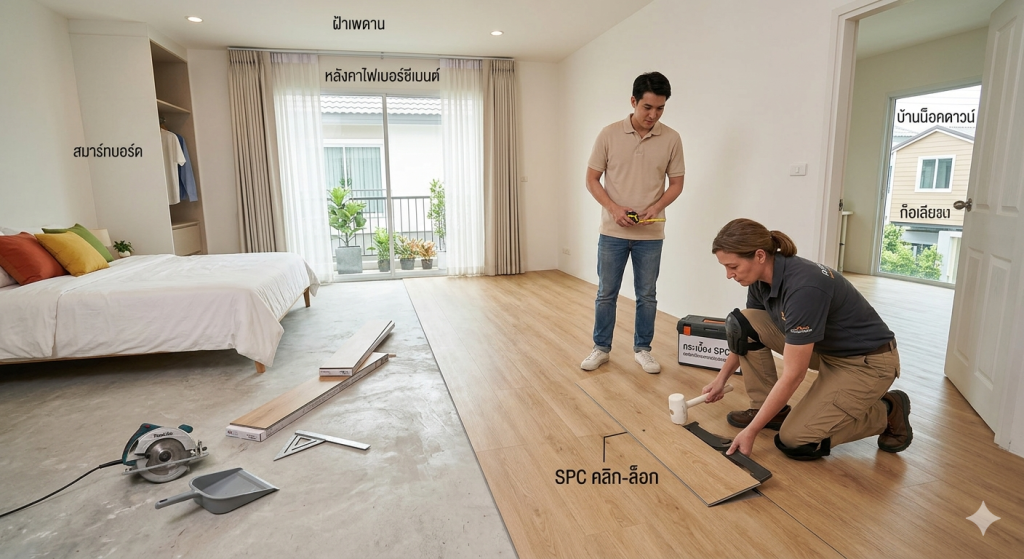 กระเบื้องยาง spc